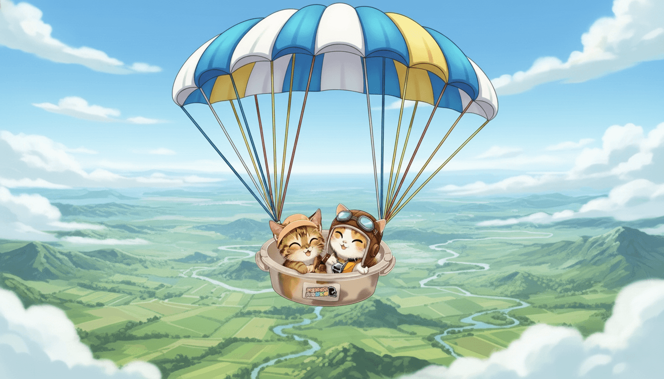 Peach and Pablo - Skydiving